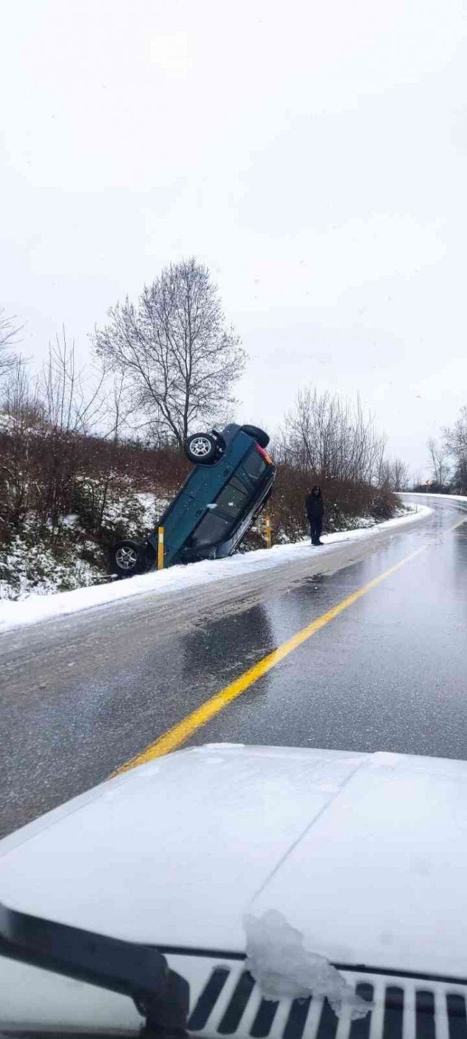Dik otomobili görenler şaşkına döndü