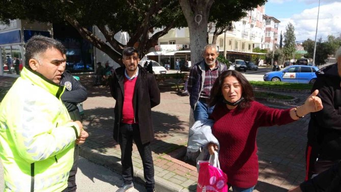 Yaya geçidini kullanan çocuk hastanelik oldu