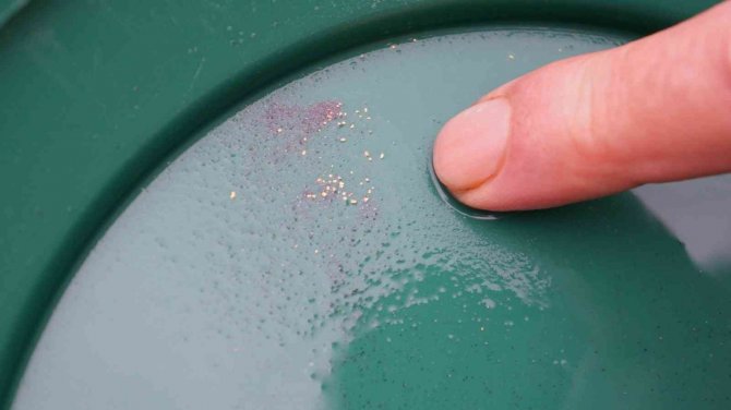 Buz gibi suda altın avı