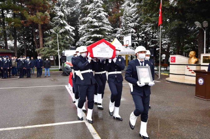 Kalp krizi sonucu şehit olan komiser yardımcısının cenazesi Kilis’e uğurlandı