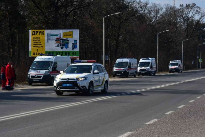 Yavoriv’deki yaralı askerler Lviv’e gönderiliyor