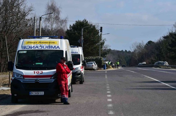 Yavoriv’deki yaralı askerler Lviv’e gönderiliyor