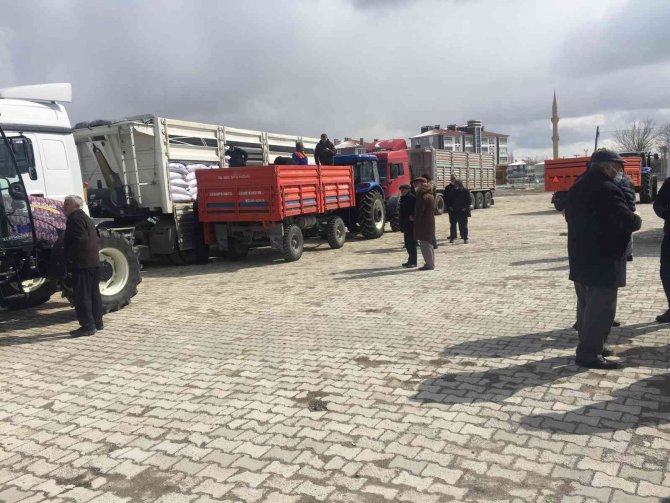 Konya’da çiftçiye tohum desteği