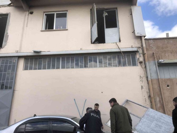 Nakış atölyesinde patlama