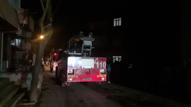 Soba külü yangın çıkardı