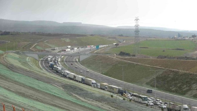 1915 Çanakkale Köprüsü’nde yoğun trafik
