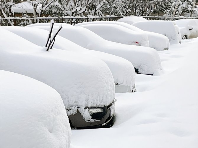 Doğu Anadolu'da ilkbaharda yoğun kar etkili oldu