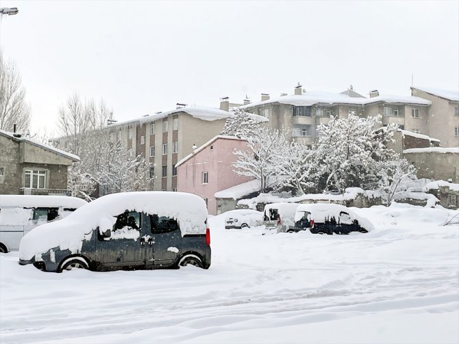 Doğu Anadolu'da ilkbaharda yoğun kar etkili oldu