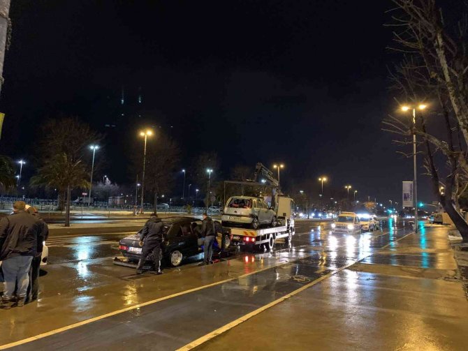 Sahil yolunda trafik kazası: 2 yaralı