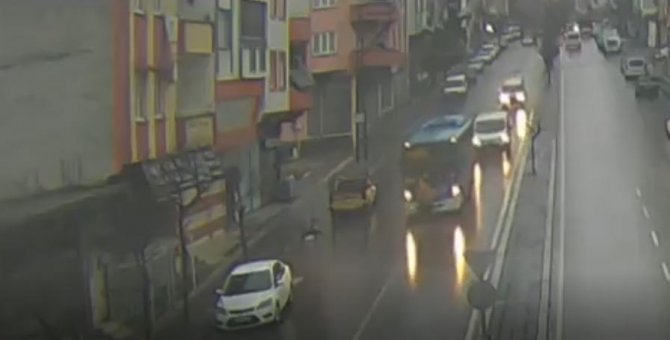 Pes dedirten kazalar kameralara yansıdı