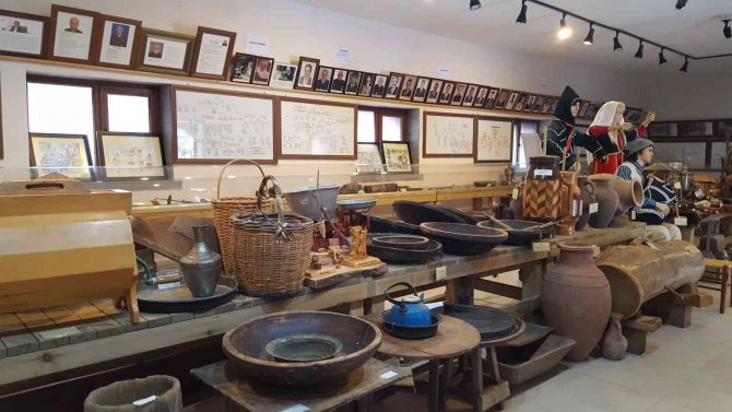 Tarihi köyde bulunan yaşam müzesi bölge kültürünü gelecek nesillere aktarıyor