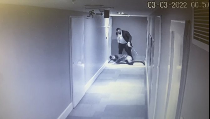 Ortaköy’de genç kadının lüks otelden düştüğü dehşet anları kamerada