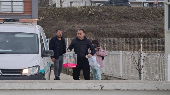 Yedek parça deposunda korkutan yangın