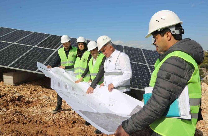 Atıl taşlık arazi güneş enerjisi ile değerlendirildi