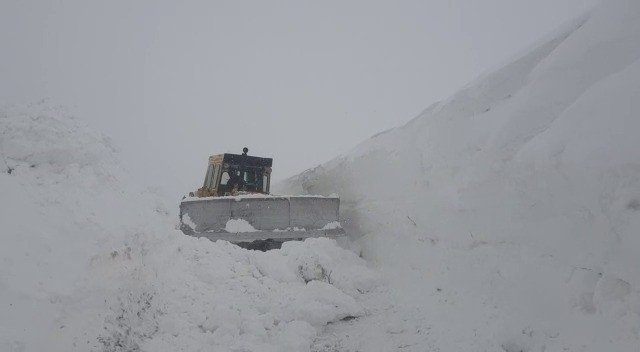 Kar, Siirt-Şırnak karayolunu araç geçişine kapattı