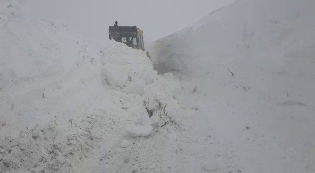 Kar, Siirt-Şırnak karayolunu araç geçişine kapattı