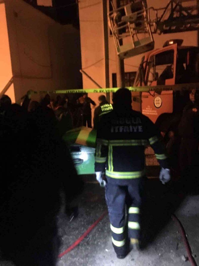 Evde çıkan yangın söndürüldü