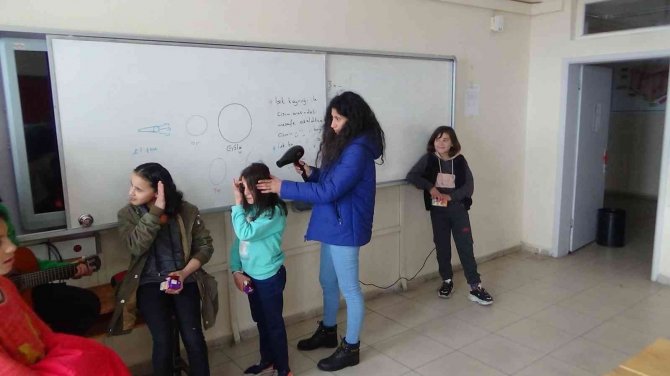 Köy okullarındaki kız öğrencilere ücretsiz kuaför hizmeti