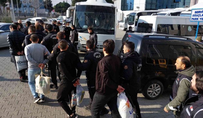 Suç örgütü operasyonunda 13 tutuklama, 4 adli kontrol