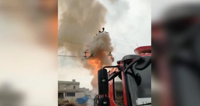 Trafo yangını korkuttu