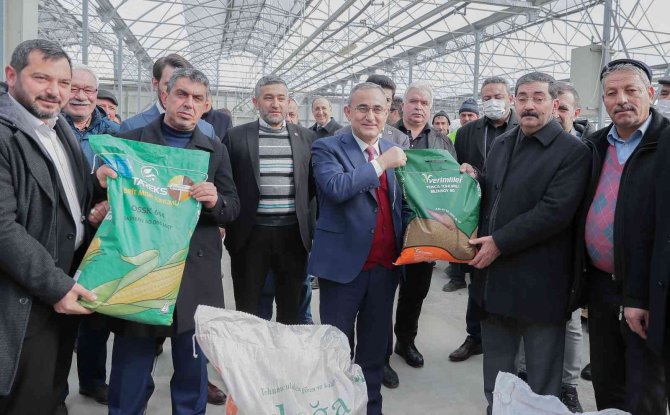 Üreticiye tohum desteği