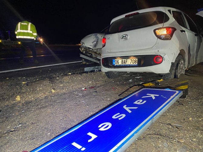 Nevşehir’de iki otomobil çarpıştı: 4 yaralı