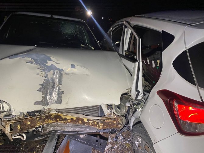 Nevşehir’de iki otomobil çarpıştı: 4 yaralı