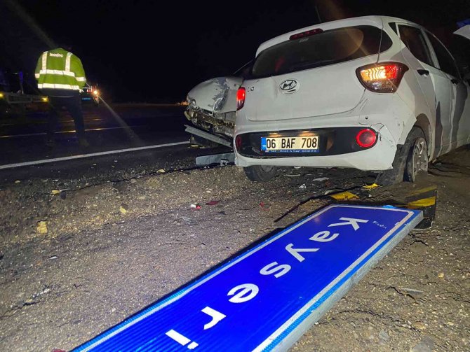 Nevşehir’de iki otomobil çarpıştı: 4 yaralı