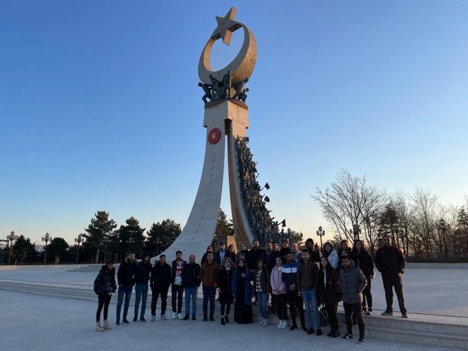 7 bölge 7 ülkeden öğrenciler Çanakkale’yi ziyaret etti