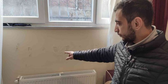 Aldıkları daireyi su bastı, eşyalar kullanılamaz hale geldi