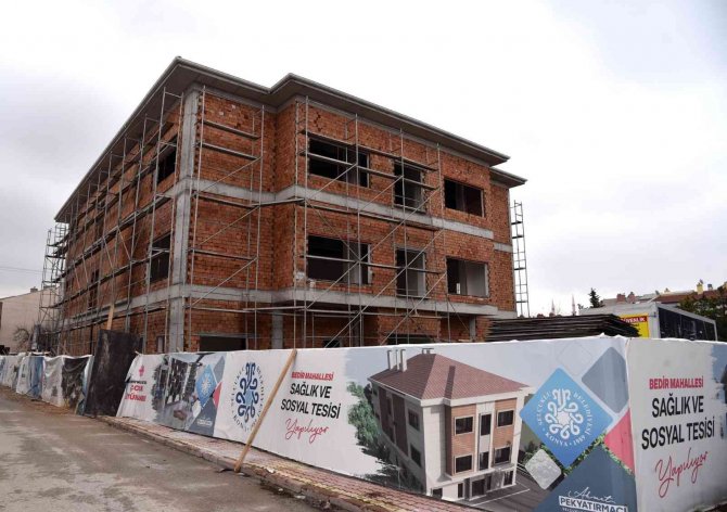 Selçuklu’da "Bedir Sağlık ve Sosyal Tesisi"nde çalışmalar sürüyor