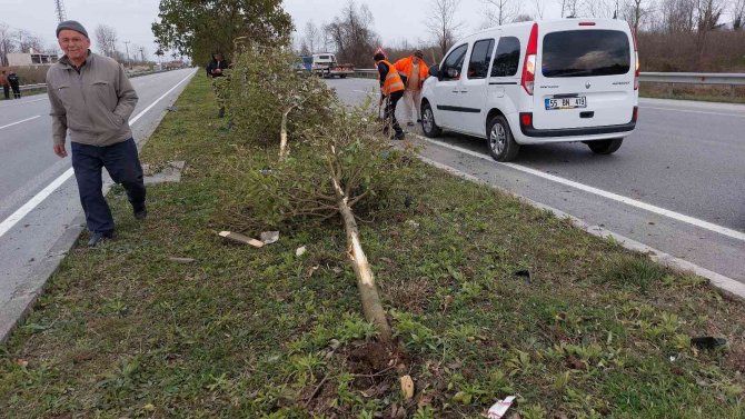 Takla atan otomobilin sürücüsü araçtan fırlayarak hayatını kaybetti