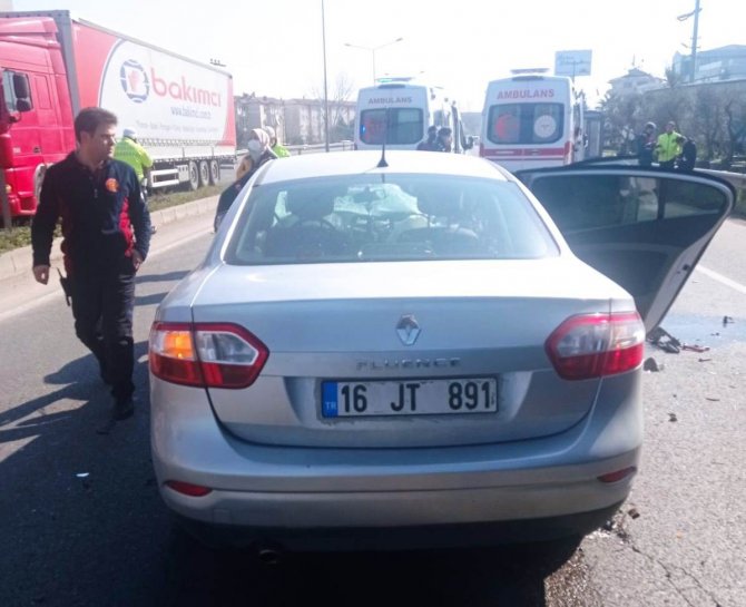 Trafik kazası: 1 yaralı