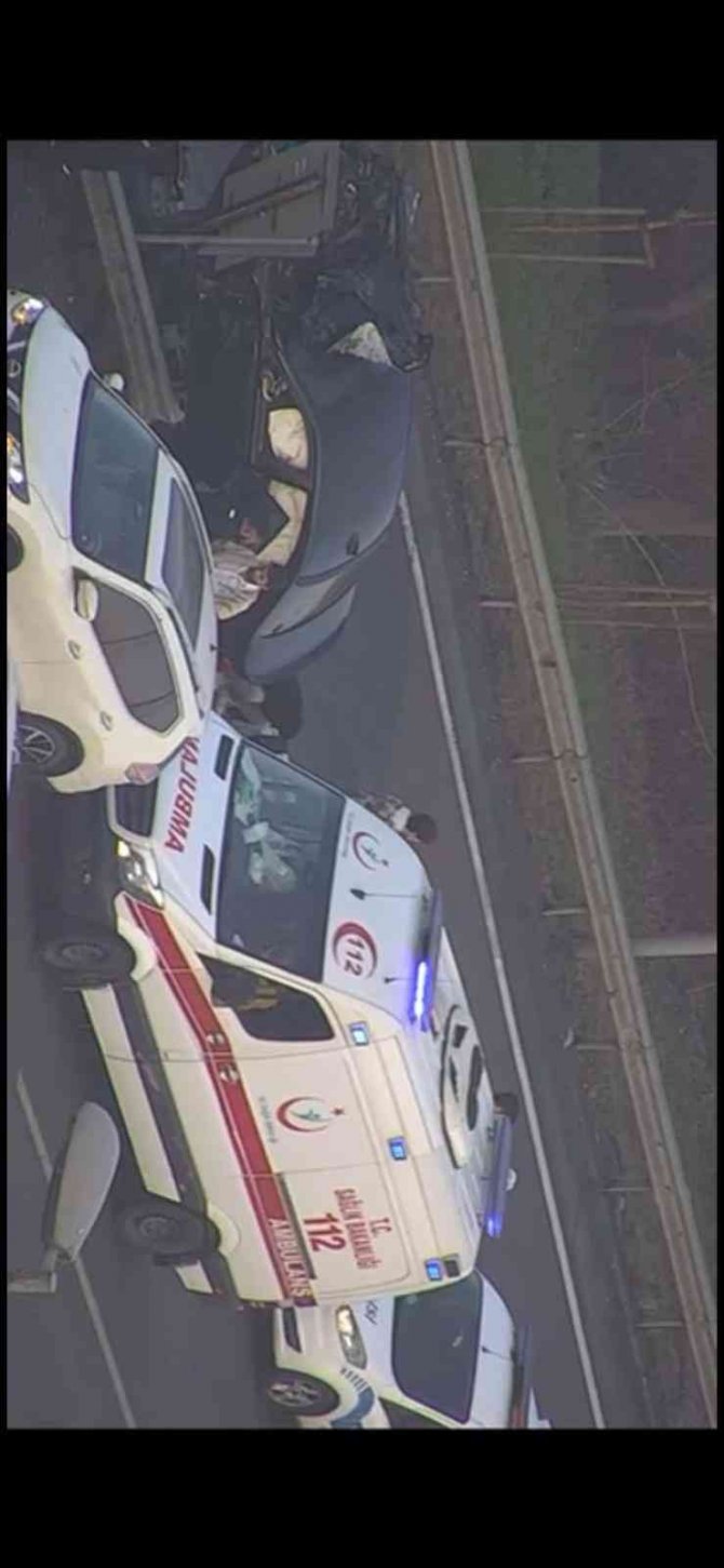 15 Temmuz Şehitler Köprüsü çıkışı feci kaza