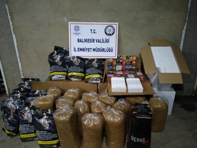 Kaçak tütün operasyonu