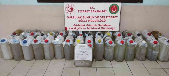 622 kilo metamfetamin ele geçirildi