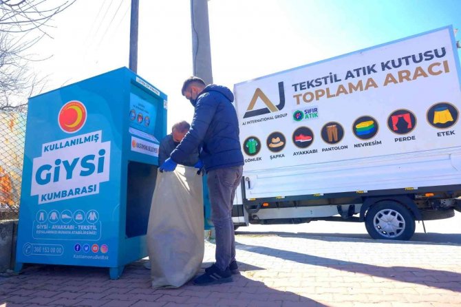 8 ayda 71 ton tekstil atığı toplandı