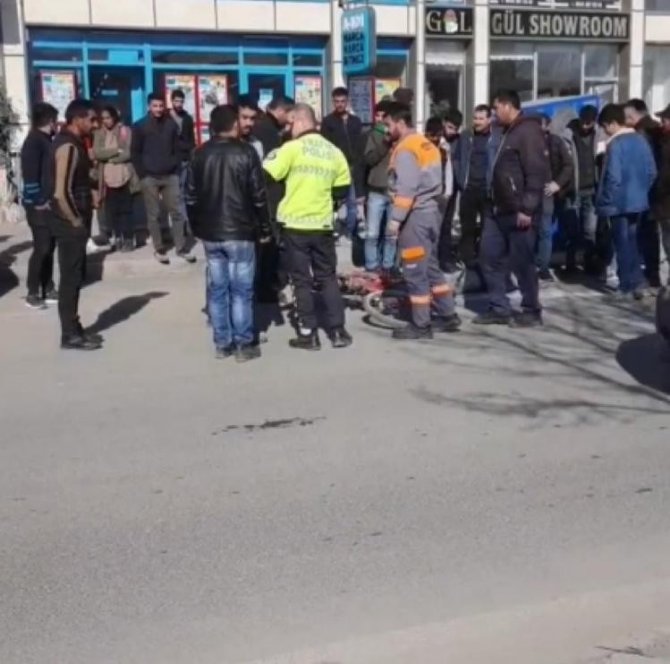 Pikabın çarptığı bisikletli çocuk yaralandı