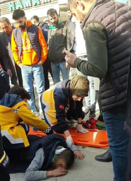 Pikabın çarptığı bisikletli çocuk yaralandı