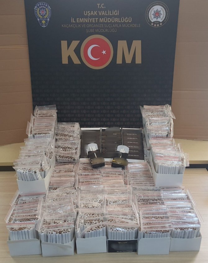 Polisten  kumar ve kaçak tütün baskını