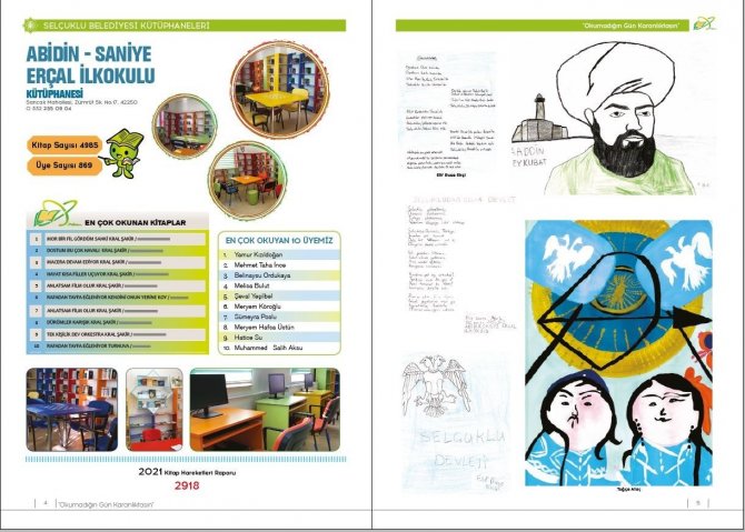 Selçuklu Belediyesi'nden kütüphaneler haftasına özel bülten