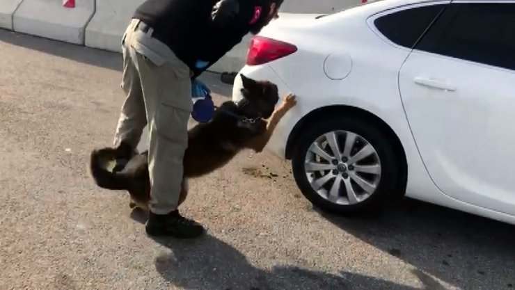 Aracının tamponundan 4 kilo 700 gram esrar çıktı; ‘Teyzemden korkup sakladım’ dedi