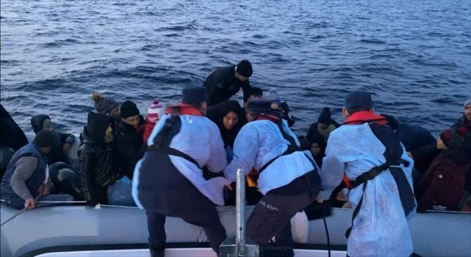 39 düzensiz göçmen kurtarıldı