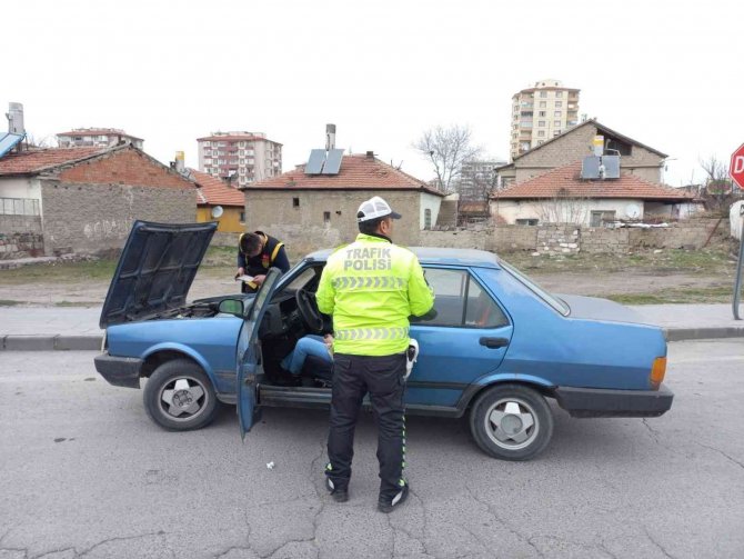 Oto hırsızlığının önlenmesi için uygulama yapıldı