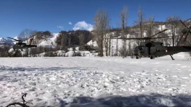 Tunceli'de teröristlerin kullandığı sığınak imha edildi