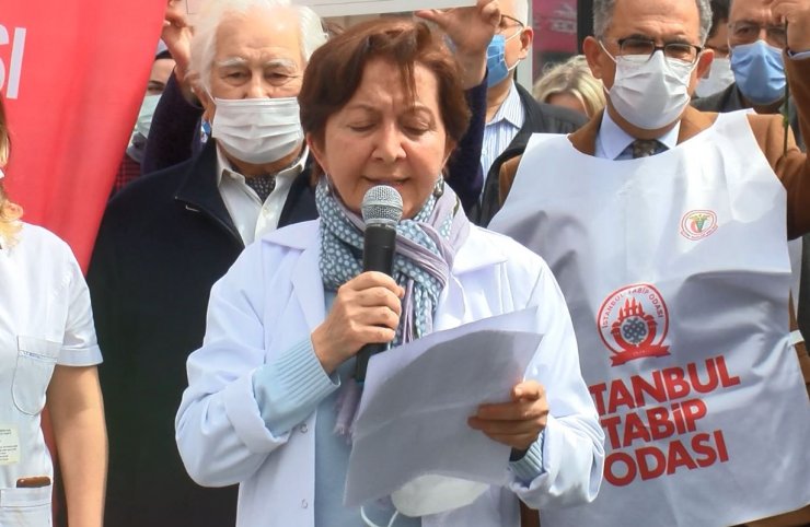 Pandemide ölen sağlık çalışanları anıldı