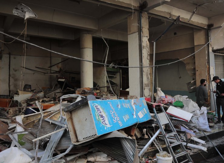 Patlamanın bilançosu; 50 iş yeri, 30 ev ve 4 araç hasar gördü