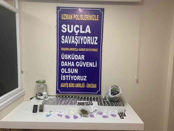 ‘Silahla yaralama’ suçundan aranan şüpheli şahsın aracından uyuşturucu zulası çıktı