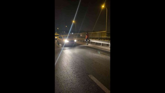 Aracını viyadüğe sürdü, başarılı olamayınca atlayarak intihar etti
