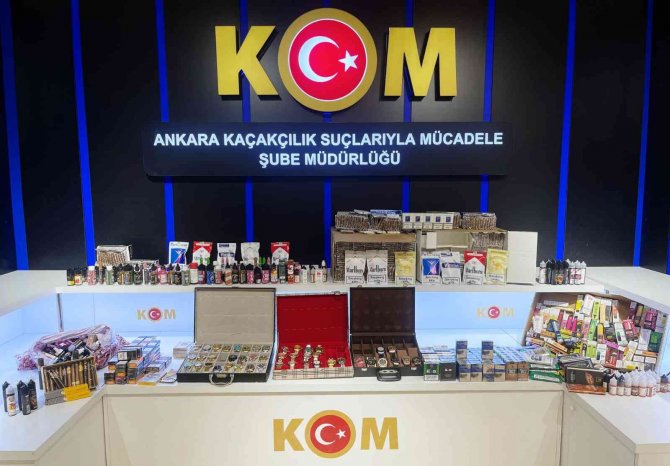 Başkentte kaçakçılık operasyonları: 5 gözaltı